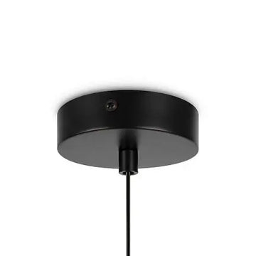 Pendant Lamp Modern Black Metal White Glass LED 40 W – Basic Form | Maytoni