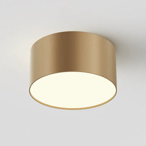 Deckenleuchte – Mattgold Finish, Aluminium Gehäuse, 12W Leistung, Ø12 cm - Zon | Maytoni