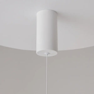 Pendelleuchte – Weißes Aluminium, 10W LED, Warmweiß Licht, Ø3 cm  - Ray | Maytoni