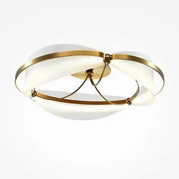 Ceiling Light Brass Finish & Structured Acrylic Diffuser – Breeze | Maytoni