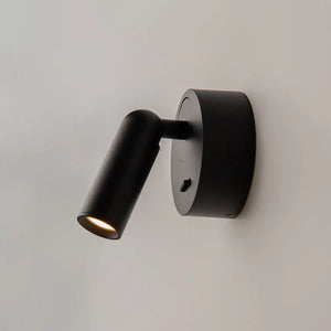 Wandleuchte – Schwarzes Metall und Aluminium, 3 W Leistung, Runde Basis, 8,5 cm Höhe - Mirax | Maytoni