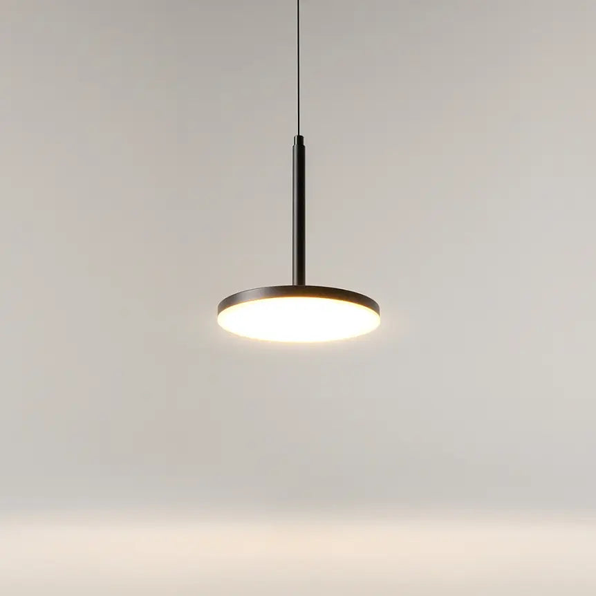 Pendant Light Black aluminum housing with matte white acrylic diffuser, integrated LED and modern design – Arc | Maytoni