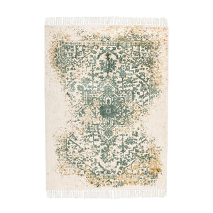 Viscose Short Pile Rug with Fringes Multicolor – Dolce Vita 425 | Kayoom