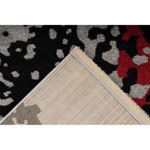 Cotton rug in an ethnic design with a flat pile, non-slip backing, and easy care - Naila 325 | Kayoom
