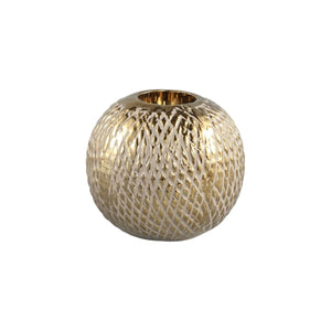 Keramiktopf - Helly Gold 11.5 x 11.5 x 10.0 cm von PTMD - Esszett Luxury | Stilvolles Wohnen mit Charakter