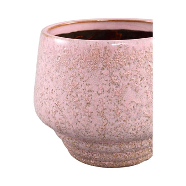 Keramiktopf - Merty Pink 19.0 x 19.0 x 16.0 cm von PTMD - Esszett Luxury | Stilvolles Wohnen mit Charakter