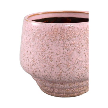 Keramiktopf - Merty Pink 19.0 x 19.0 x 16.0 cm von PTMD - Esszett Luxury | Stilvolles Wohnen mit Charakter