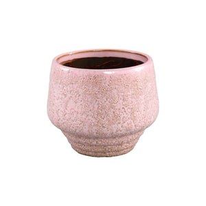Keramiktopf - Merty Pink 19.0 x 19.0 x 16.0 cm von PTMD - Esszett Luxury | Stilvolles Wohnen mit Charakter