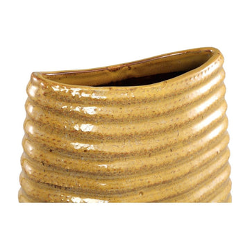Keramiktopf - Riddy Yellow 23.5 x 11.0 x 37.0 cm von PTMD - Esszett Luxury | Stilvolles Wohnen mit Charakter