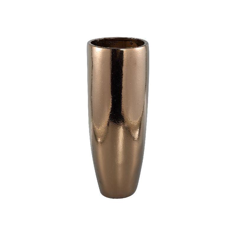 Keramiktopf - Tedd Bronze glazed S (Ø 17 x 45 cm) von PTMD - Esszett Luxury | Stilvolles Wohnen mit Charakter