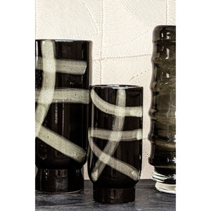 Keramikvase - Reddy Black S (Ø12 x 25 cm) von PTMD - Esszett Luxury | Stilvolles Wohnen mit Charakter