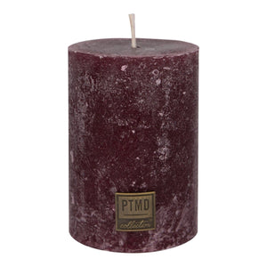 Kerze - Rustic 10x7 Bordeaux von PTMD - Esszett Luxury | Stilvolles Wohnen mit Charakter