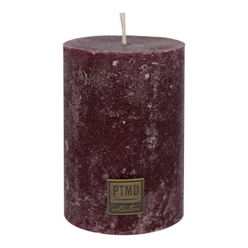 Kerze - Rustic 10x7 Bordeaux von PTMD - Esszett Luxury | Stilvolles Wohnen mit Charakter