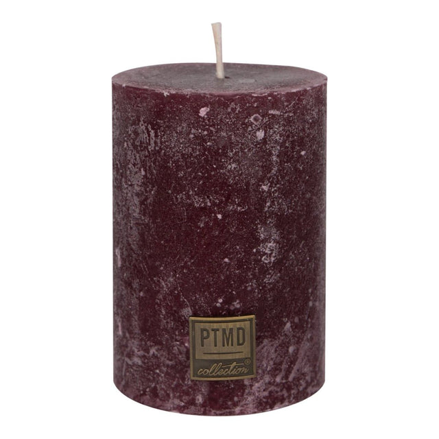 Kerze - Rustic 10x7 Bordeaux von PTMD - Esszett Luxury | Stilvolles Wohnen mit Charakter
