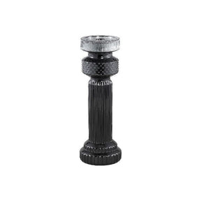 Kerzenhalter - Fadri Black glass M von PTMD - Esszett Luxury | Stilvolles Wohnen mit Charakter