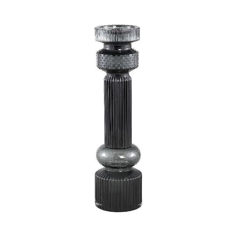 Kerzenhalter - Fadri Black glass S von PTMD - Esszett Luxury | Stilvolles Wohnen mit Charakter