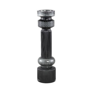 Kerzenhalter - Fadri Black glass S von PTMD - Esszett Luxury | Stilvolles Wohnen mit Charakter