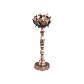 Kerzenhalter - Tomas Copper antique S ( 18 x 48 cm) von PTMD - Esszett Luxury | Stilvolles Wohnen mit Charakter