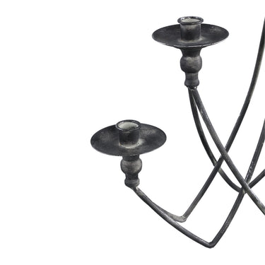 Kerzenhalter - Veride Grey iron von PTMD - Esszett Luxury | Stilvolles Wohnen mit Charakter