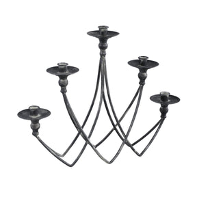 Kerzenhalter - Veride Grey iron von PTMD - Esszett Luxury | Stilvolles Wohnen mit Charakter