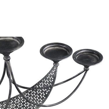 Kerzenhalter - Zicca Grey iron von PTMD - Esszett Luxury | Stilvolles Wohnen mit Charakter