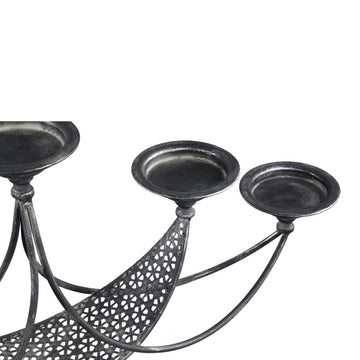 Kerzenhalter - Zicca Grey iron von PTMD - Esszett Luxury | Stilvolles Wohnen mit Charakter