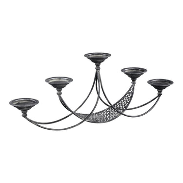 Kerzenhalter - Zicca Grey iron von PTMD - Esszett Luxury | Stilvolles Wohnen mit Charakter