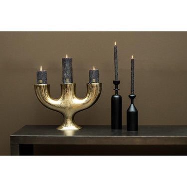 Kerzenständer - Jimbo Brass Big Alu von PTMD - Esszett Luxury | Stilvolles Wohnen mit Charakter