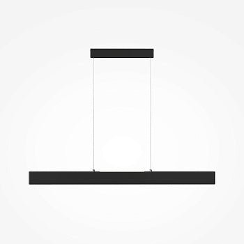 Pendelleuchte Schwarzes Aluminiumgehäuse mit opalem Acryl - Diffusor, integrierter LED und modernem Design – Arc | Maytoni - Esszett Luxury | Stilvolles Wohnen mit Charakter