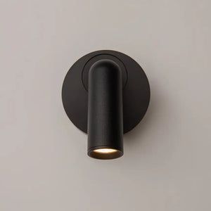 Wandleuchte – Schwarzes Metall und Aluminium, 3 W Leistung, Runde Basis, 8,5 cm Höhe - Mirax | Maytoni