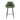 Bar Stool - Green Chenille Cover, Ergonomic Design & Black Metal Frame – Lynn | Kick Collection