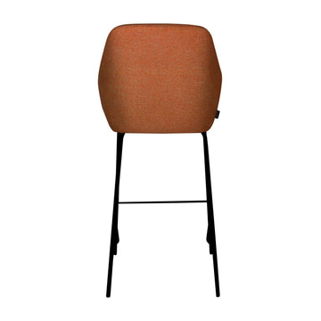 Barstuhl – Texturstoff, Metall Gestell, Armlehne Design, Terra - Suus | Kick