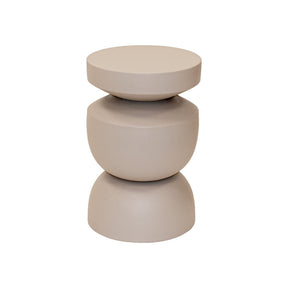 Beistelltisc Skulpturaler Metall - Design – Cis (Beige) | Kick Collection - Esszett Luxury | Stilvolles Wohnen mit Charakter