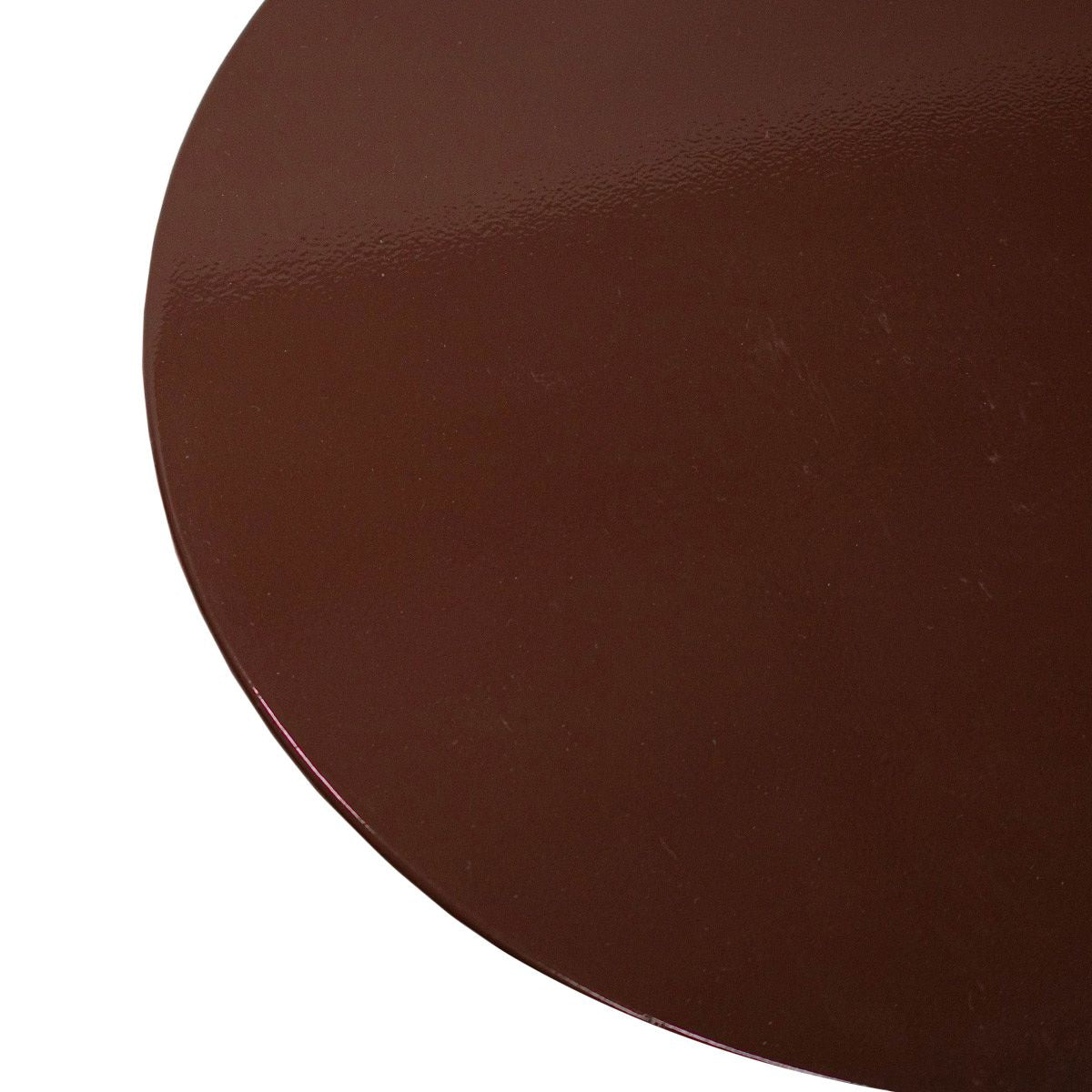 Beistelltisch – Metall Material, Glänzende Oberfläche, Braune Farbe - Lea | Kick Collection