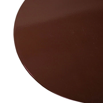Beistelltisch – Metall Material, Glänzende Oberfläche, Braune Farbe - Lea | Kick Collection