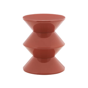 Beistelltisch – Kunststoff Material, Organisches Design, Rote Farbe - Lotus | Kick Collection