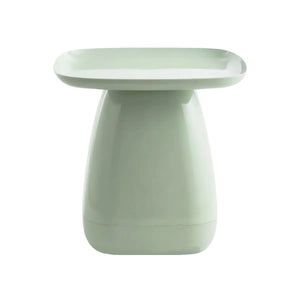 Beistelltisch – Kunststoff Material, Rundes Design, Mintgrüne Farbe - Nima | Kick Collection