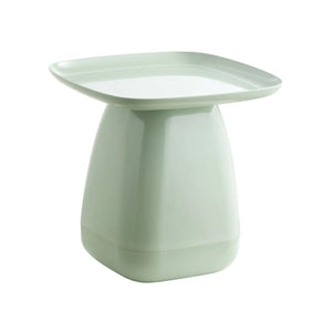 Beistelltisch – Kunststoff Material, Rundes Design, Mintgrüne Farbe - Nima | Kick Collection