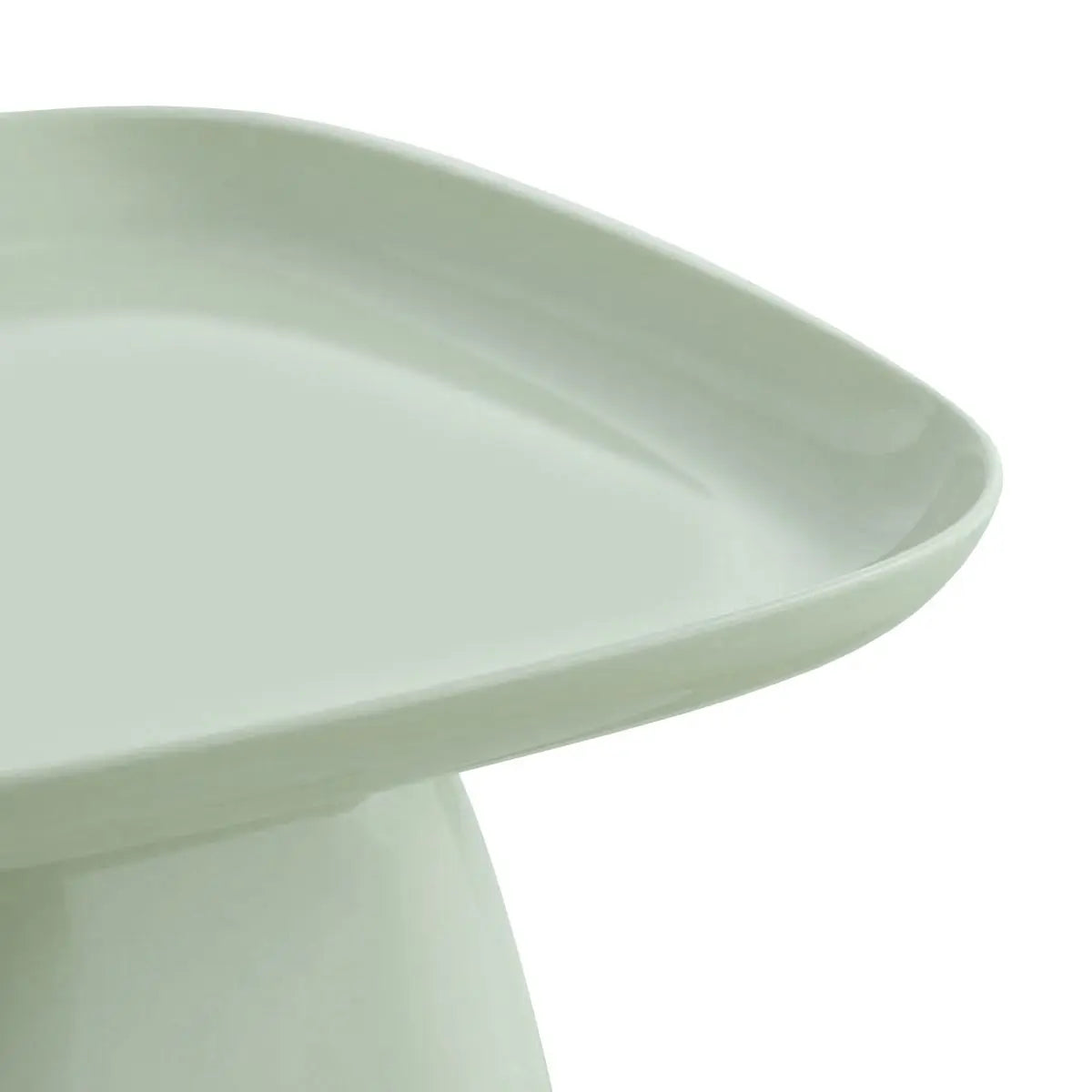 Beistelltisch – Kunststoff Material, Rundes Design, Mintgrüne Farbe - Nima | Kick Collection
