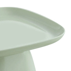 Beistelltisch – Kunststoff Material, Rundes Design, Mintgrüne Farbe - Nima | Kick Collection