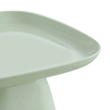 Beistelltisch – Kunststoff Material, Rundes Design, Mintgrüne Farbe - Nima | Kick Collection