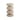 Beistelltisch – Skulpturales Design, Beiges Metall, Runde Form - Nio | Kick Collection