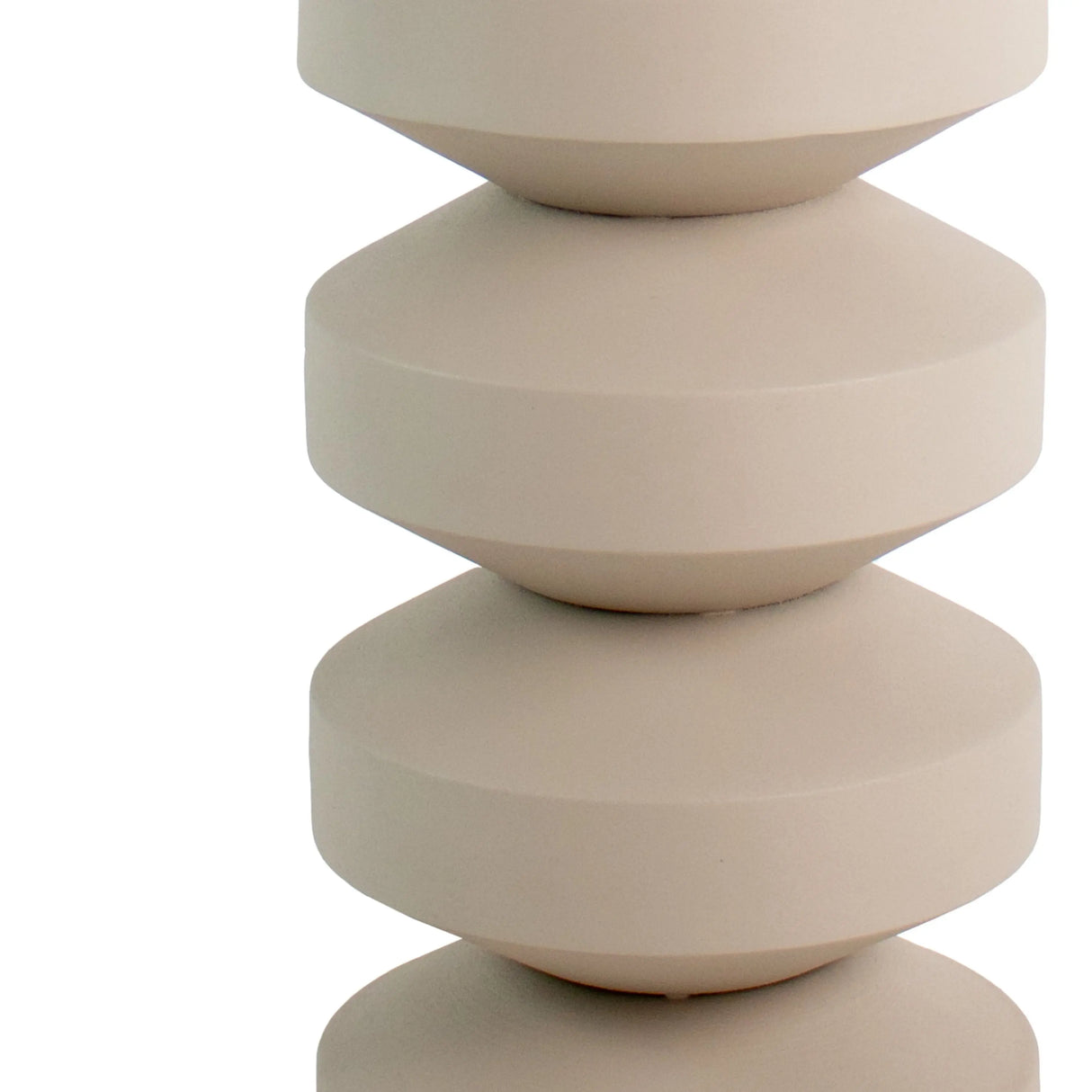 Beistelltisch – Metall Material, Modernes Design, Beige Farbe - Nio | Kick Collection