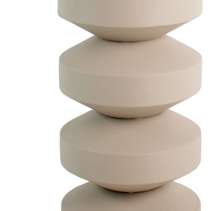 Beistelltisch – Metall Material, Modernes Design, Beige Farbe - Nio | Kick Collection