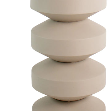 Beistelltisch – Metall Material, Modernes Design, Beige Farbe - Nio | Kick Collection