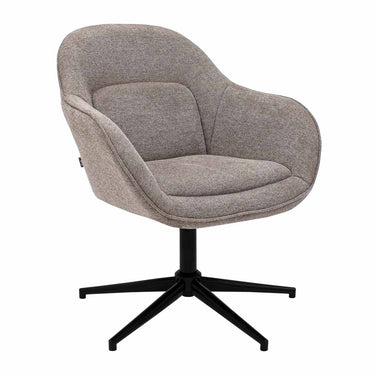 Drehsessel Strukturstoffbezug & 360° drehbarer Fuß – Lux | Kick Collection - Esszett Luxury | Stilvolles Wohnen mit Charakter