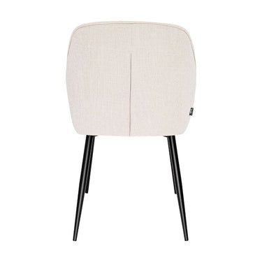 Esszimmerstuhl – Texture Stoff, Rautensteppung, Champagner Farbe - Jip | Kick Collection