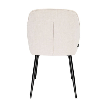 Esszimmerstuhl – Texture Stoff, Rautensteppung, Champagner Farbe - Jip | Kick Collection