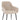 Esszimmerstuhl – Texture Stoff, Rautensteppung, Taupe Farbe - Jip | Kick Collection