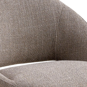 Esszimmerstuhl – Texture Stoff, Rückenöffnung, Graue Farbe - Job | Kick Collection